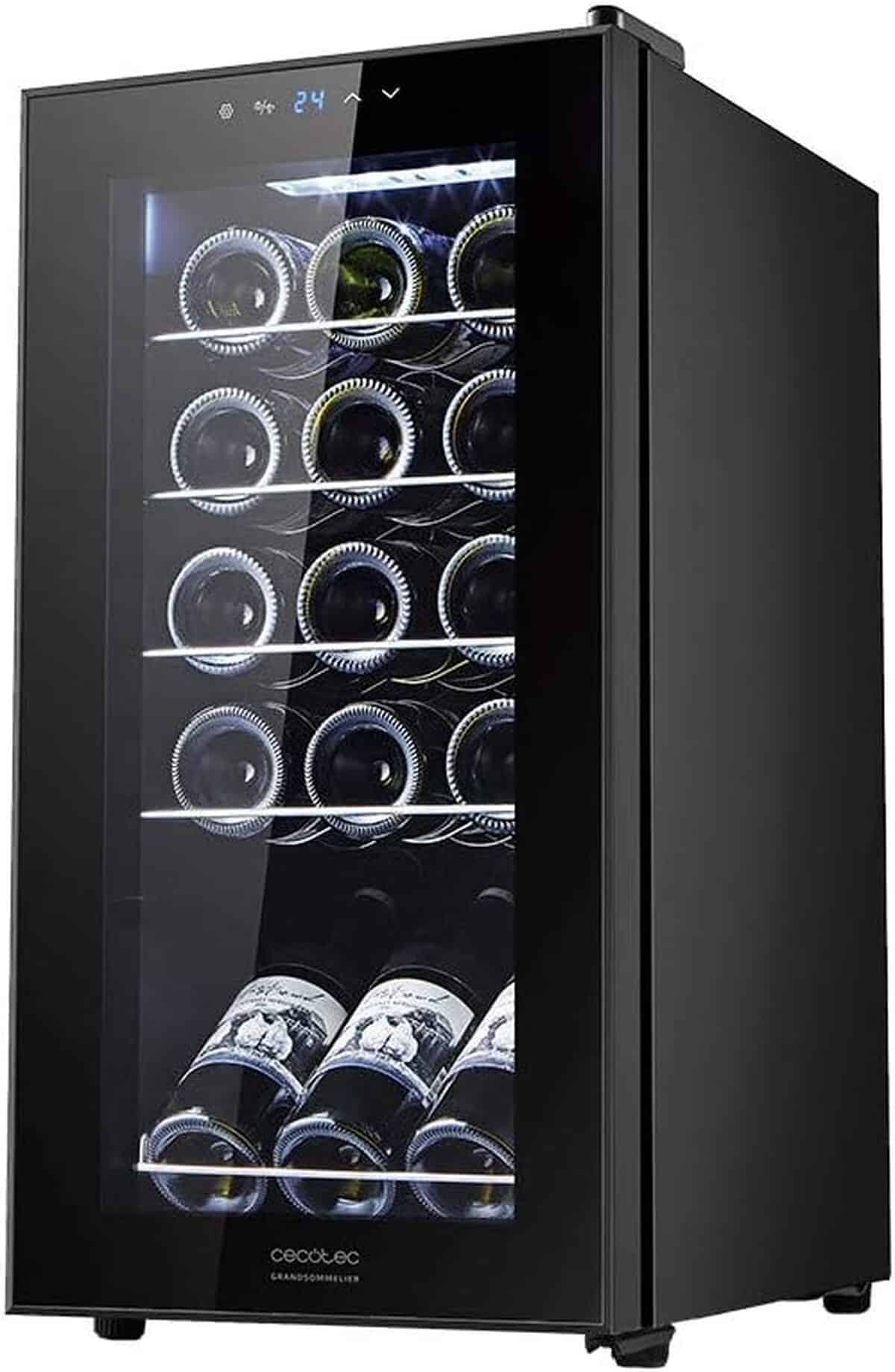 Test : cave à vin Cecotec GrandSommelier 15000 Black Compressor, le choix performant pour 15 bouteilles