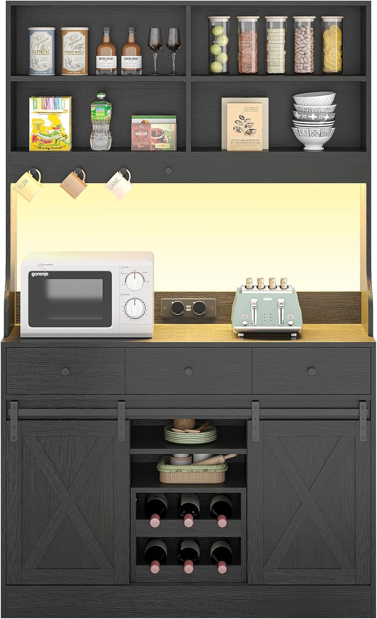Test du buffet cuisine multifonction noir