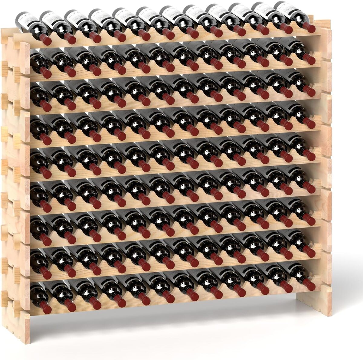 Test du casier à bouteilles COSTWAY : rangement modulable pour 108 bouteilles
