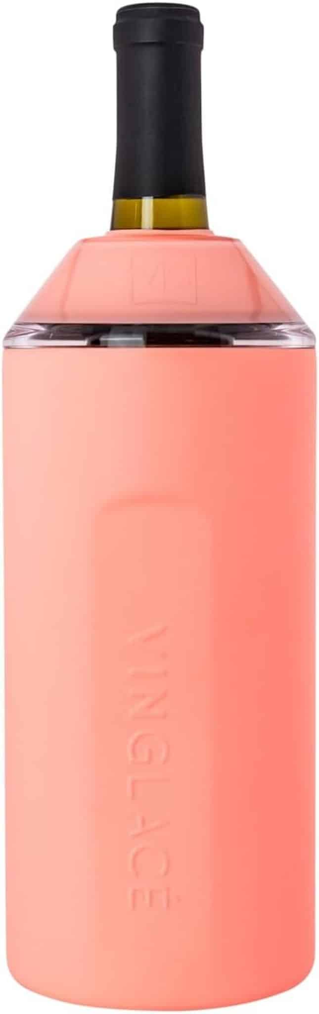 Test du refroidisseur de vin Vinglacé : efficacité et style corail