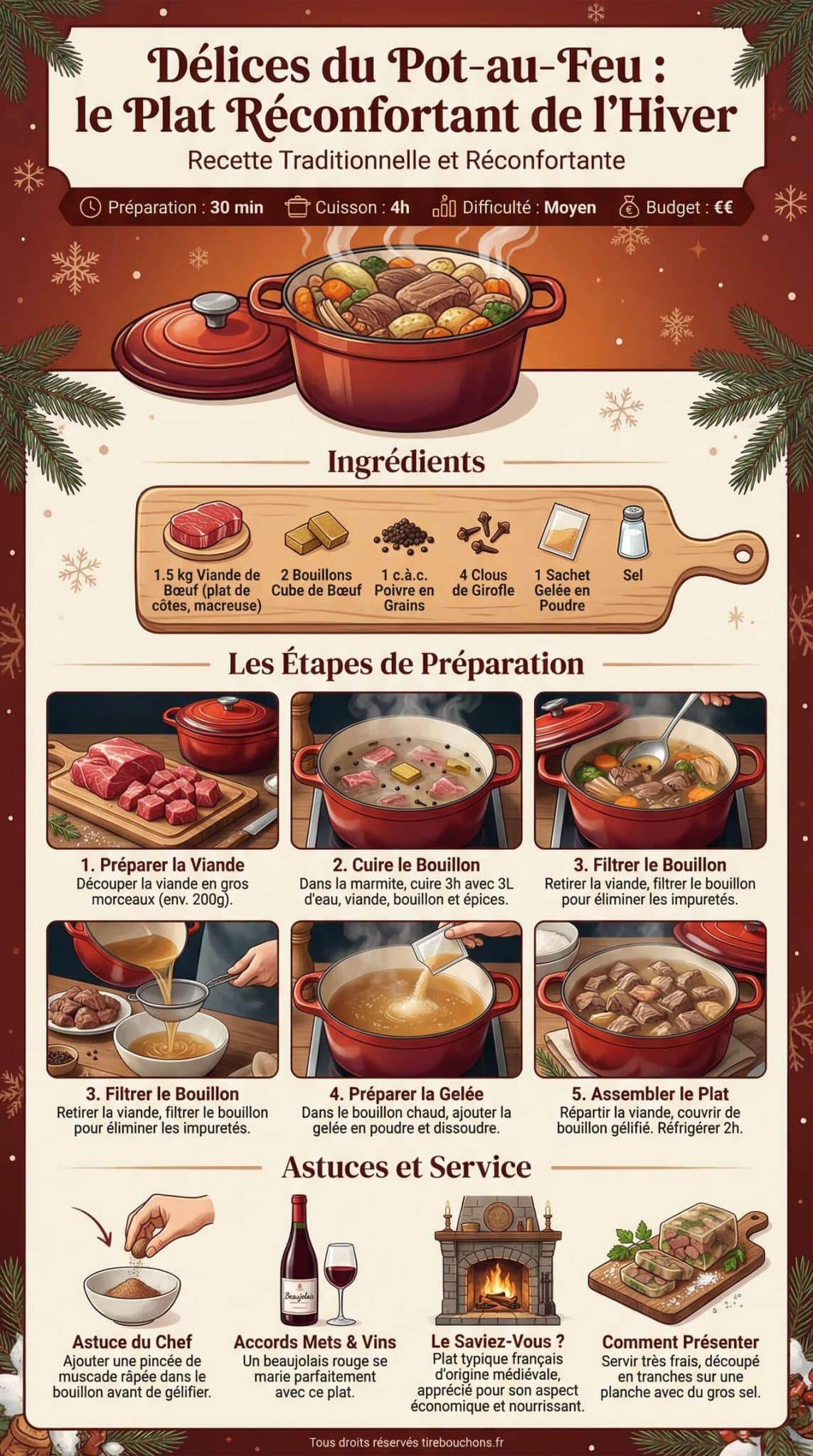 Fiche recette Délices du Pot-au-Feu : le Plat Réconfortant de l'Hiver Fiche recette Délices du Pot-au-Feu : le Plat Réconfortant de l'Hiver