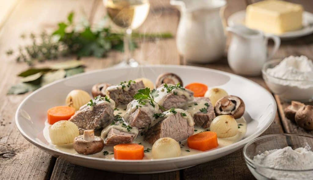 Délice de Veau : recette Authentique de Blanquette