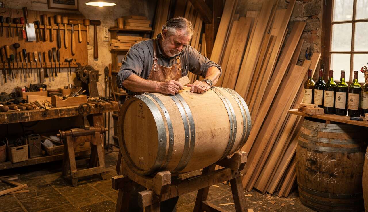 Les étapes de fabrication d'un tonneau Les étapes de fabrication d'un tonneau