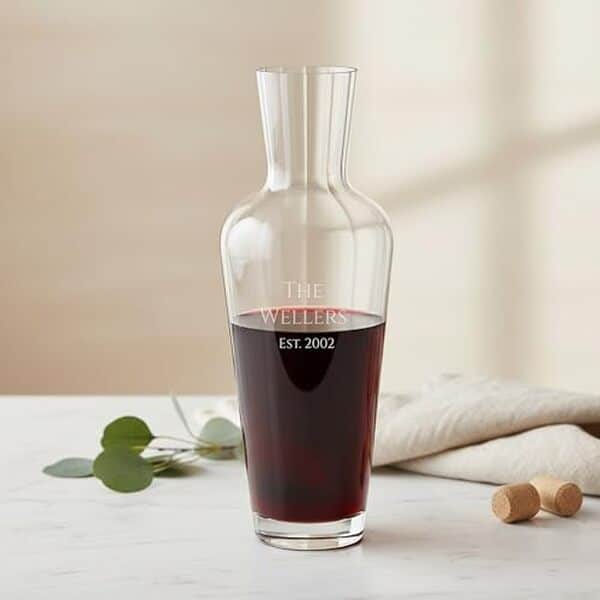 Découvrez notre avis sur la carafe à décanter RIEDEL en cristal gravé, un choix raffiné pour sublimer vos dégustations. Personnalisez votre expérience avec cette pièce d'exception.