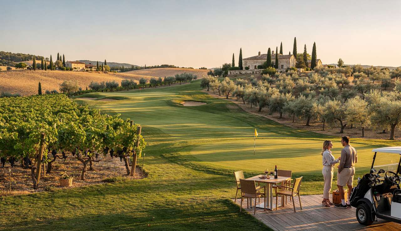 Combiner golf et &oelig;nologie en provence