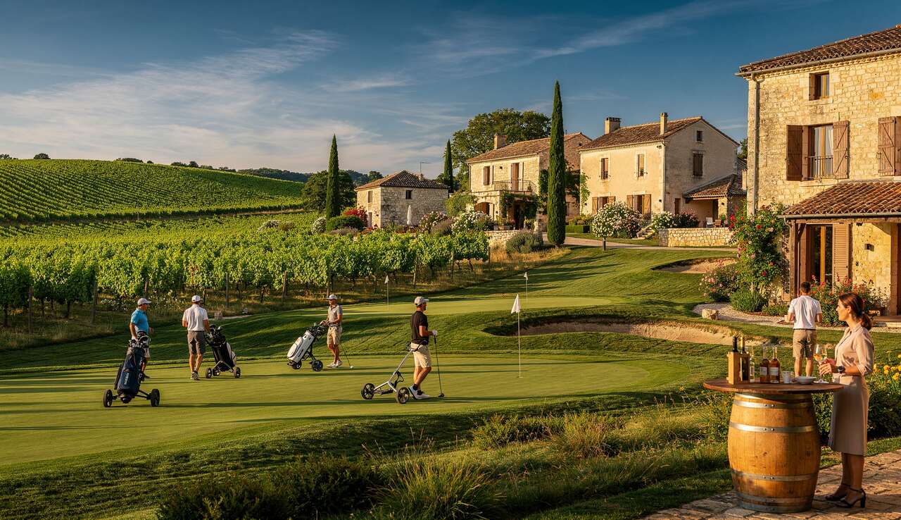 S&eacute;jour golf et d&eacute;gustation de vins en dordogne