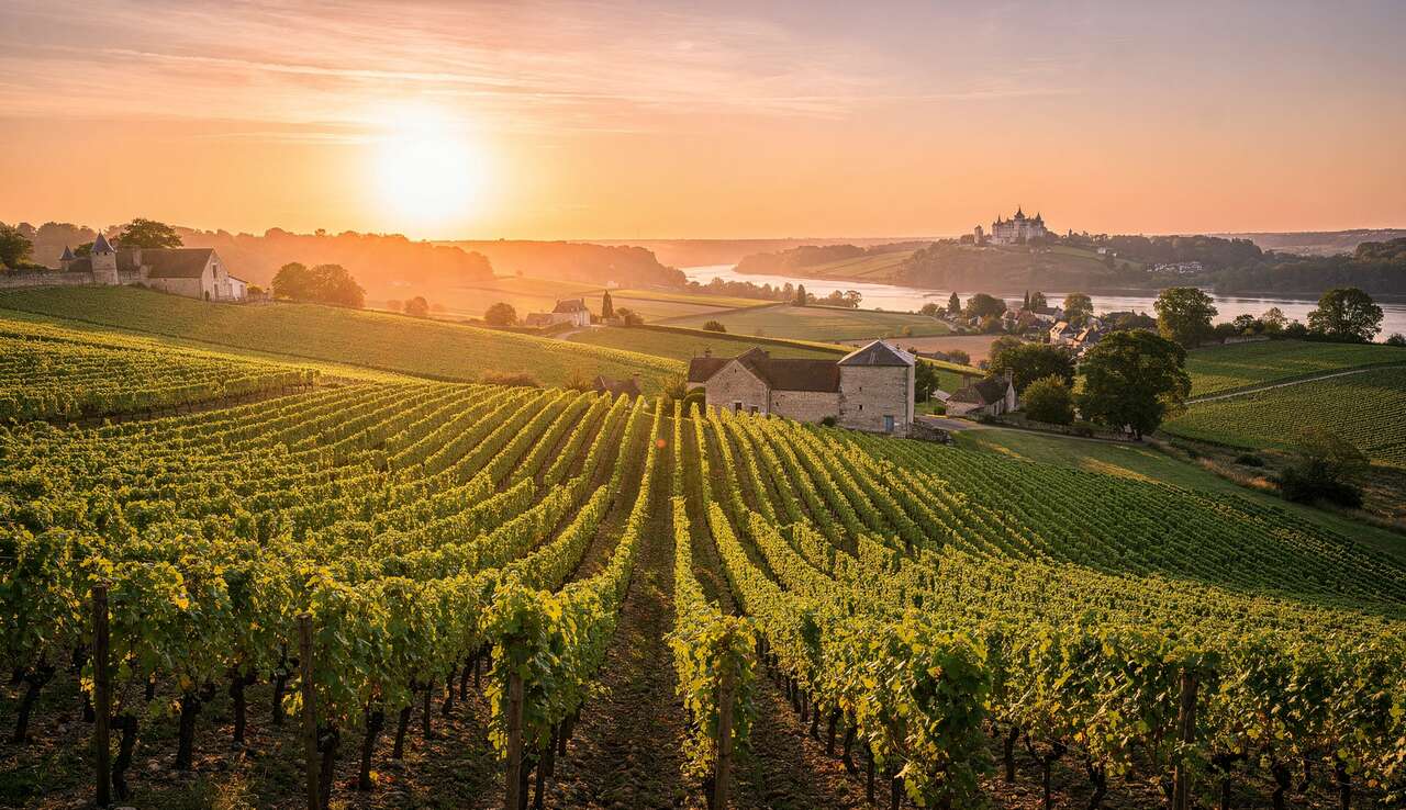 Balades et paysages viticoles du val de loire