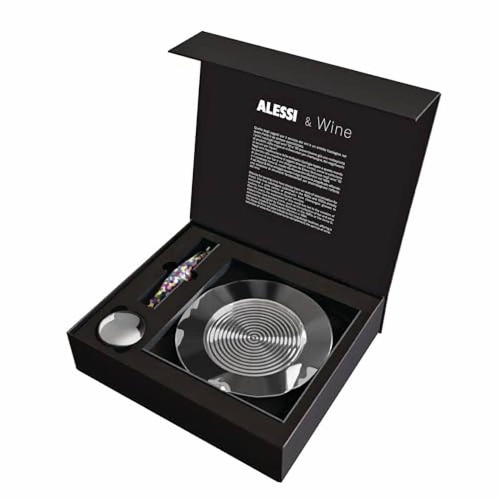 Test du set de vin Alessi Wine GAM32SET : design et fonctionnalité