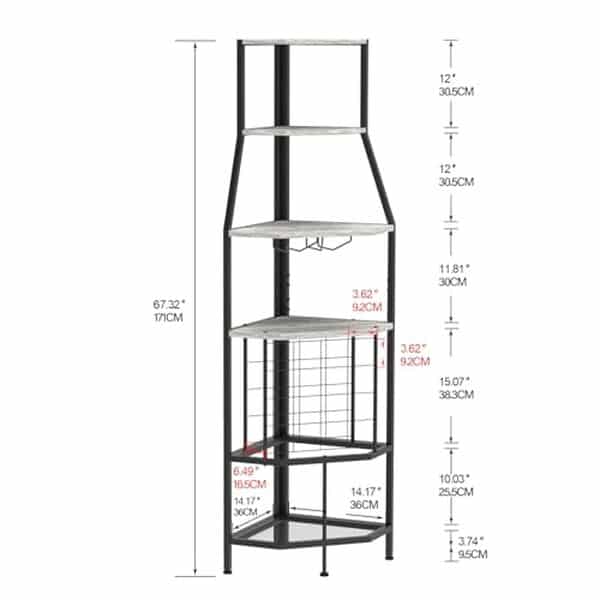 Découvrez notre analyse de l'étagère à vin angulaire Vedecasa : un choix élégant au design industriel qui optimise votre espace de rangement.