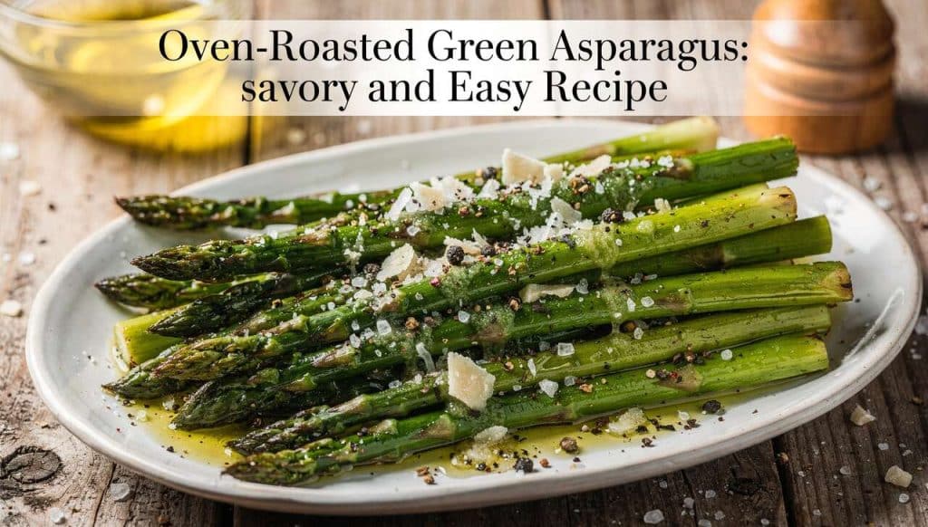 Asperges vertes rôties au four : recette savoureuse et facile