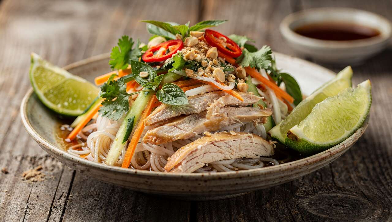 Salade vietnamienne au poulet : recette savoureuse et exotique