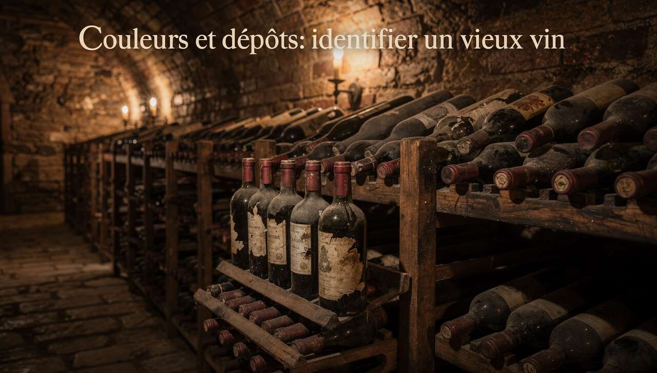 Signes visuels : couleur et dépôts