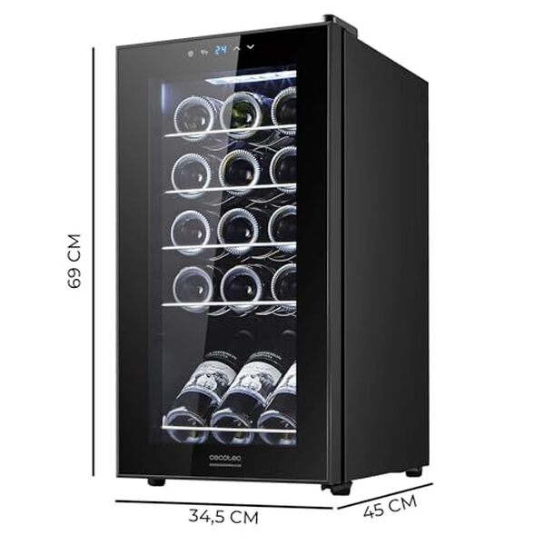 Découvrez notre analyse approfondie de la cave à vin compacte Cecotec Bolero 1550 : un équipement alliant performance et design pour optimiser le stockage de vos bouteilles préférées.