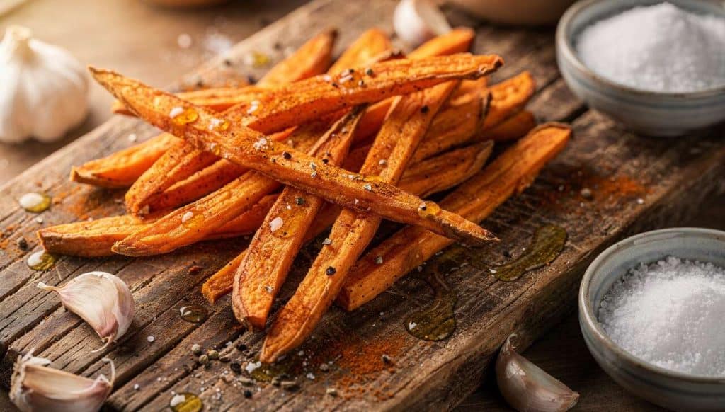Frites de patate douce au four : la recette facile et saine
