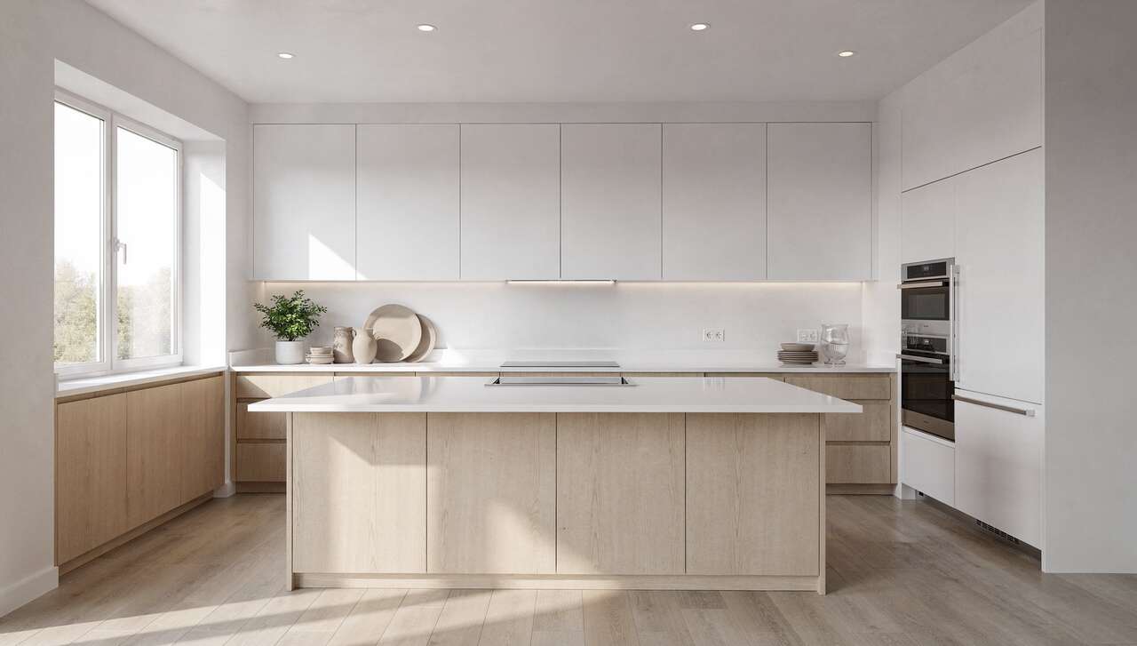 L'avant : une cuisine datée et peu fonctionnelle