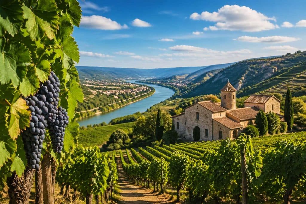 Route Des Vins De La Vallée Du Rhône : voyage œnologique