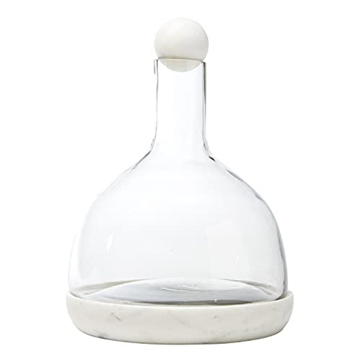 Avis sur la carafe en verre et marbre Santa Barbara Design Studio