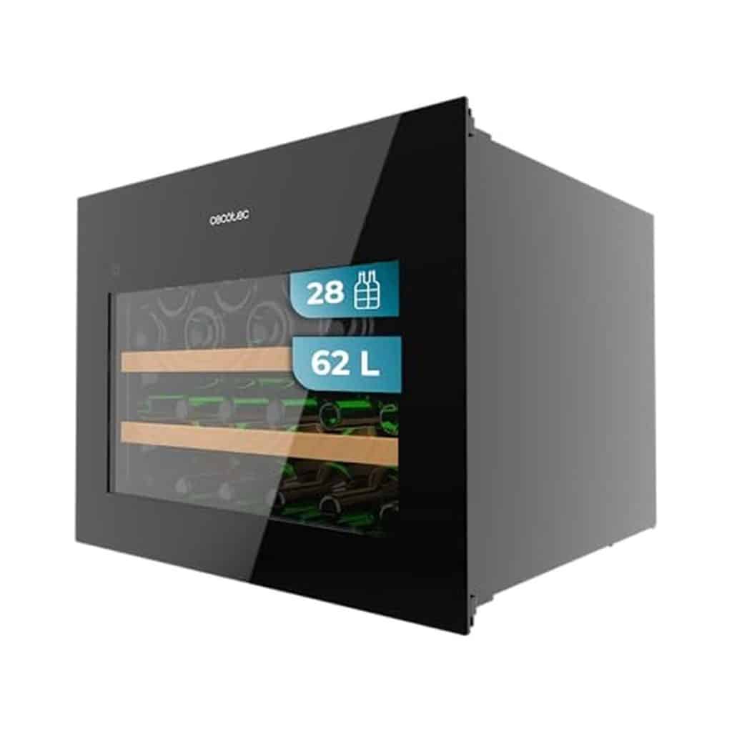 Test de la cave à vin encastrée Cecotec bolero grandsommelier bi 28000