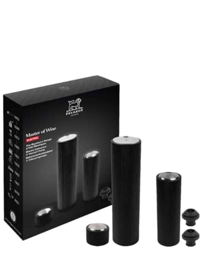 Test du coffret tire-bouchon électrique Peugeot : autonomie longue et design élégant