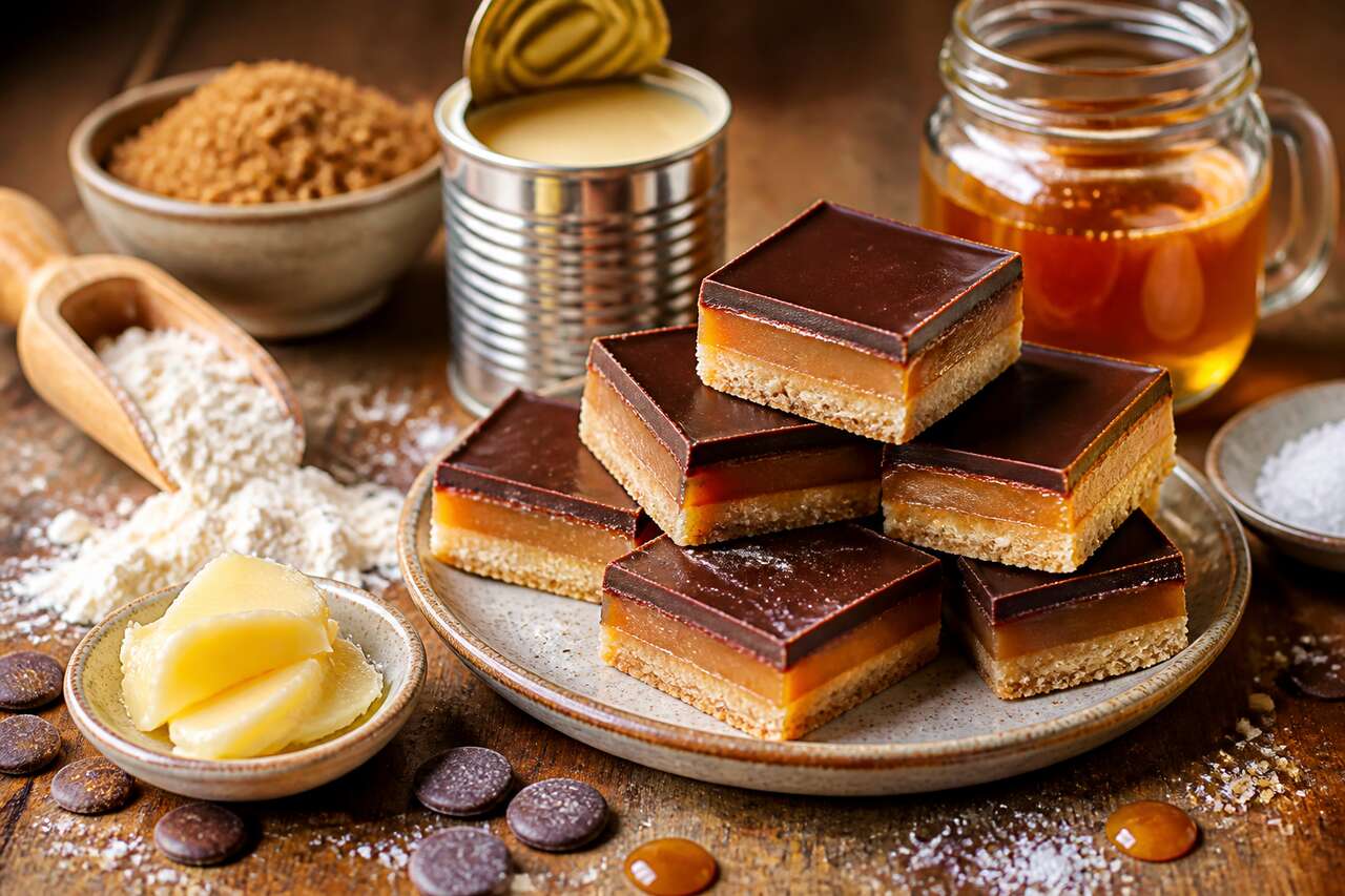 Millionaire shortbread : carrés de caramel gourmands