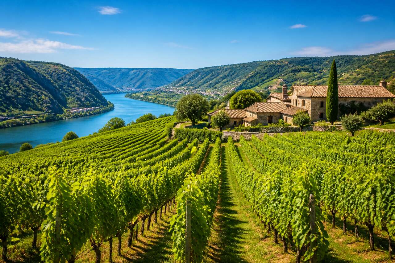 Route Des Vins De La Vallée Du Rhône : voyage œnologique