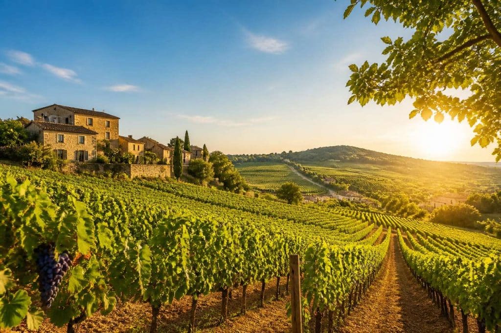 Ventes de vin par région en France
