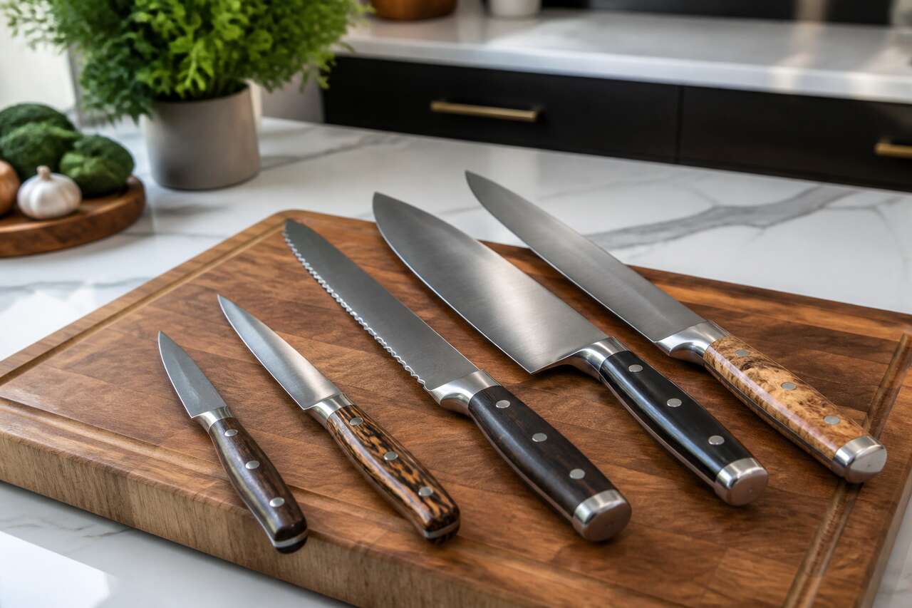 Les couteaux indispensables en cuisine