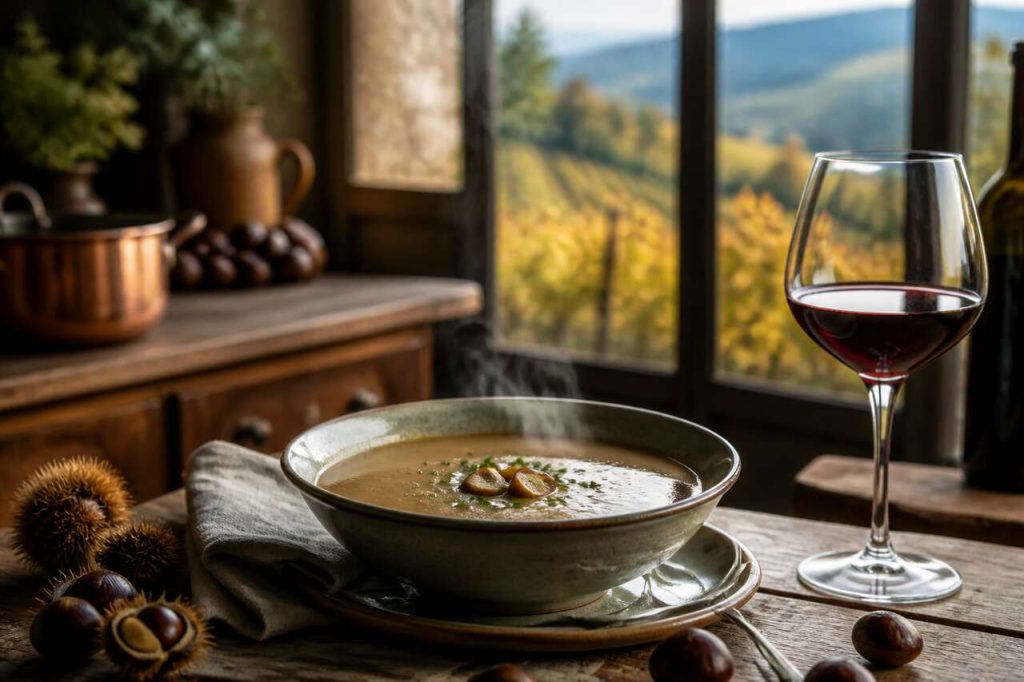 Quel vin pour accompagner un velouté de marrons ?