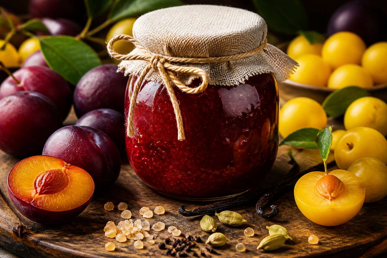 Recette maison de confiture de prunes et mirabelles