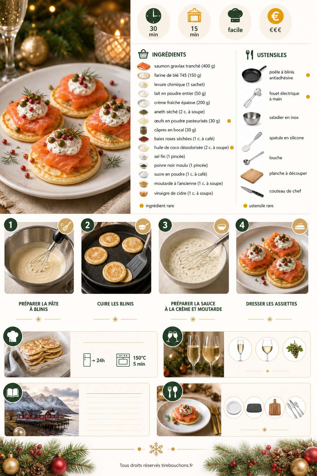Fiche recette Recettes de Noël faciles et gourmandes Fiche recette Recettes de Noël faciles et gourmandes