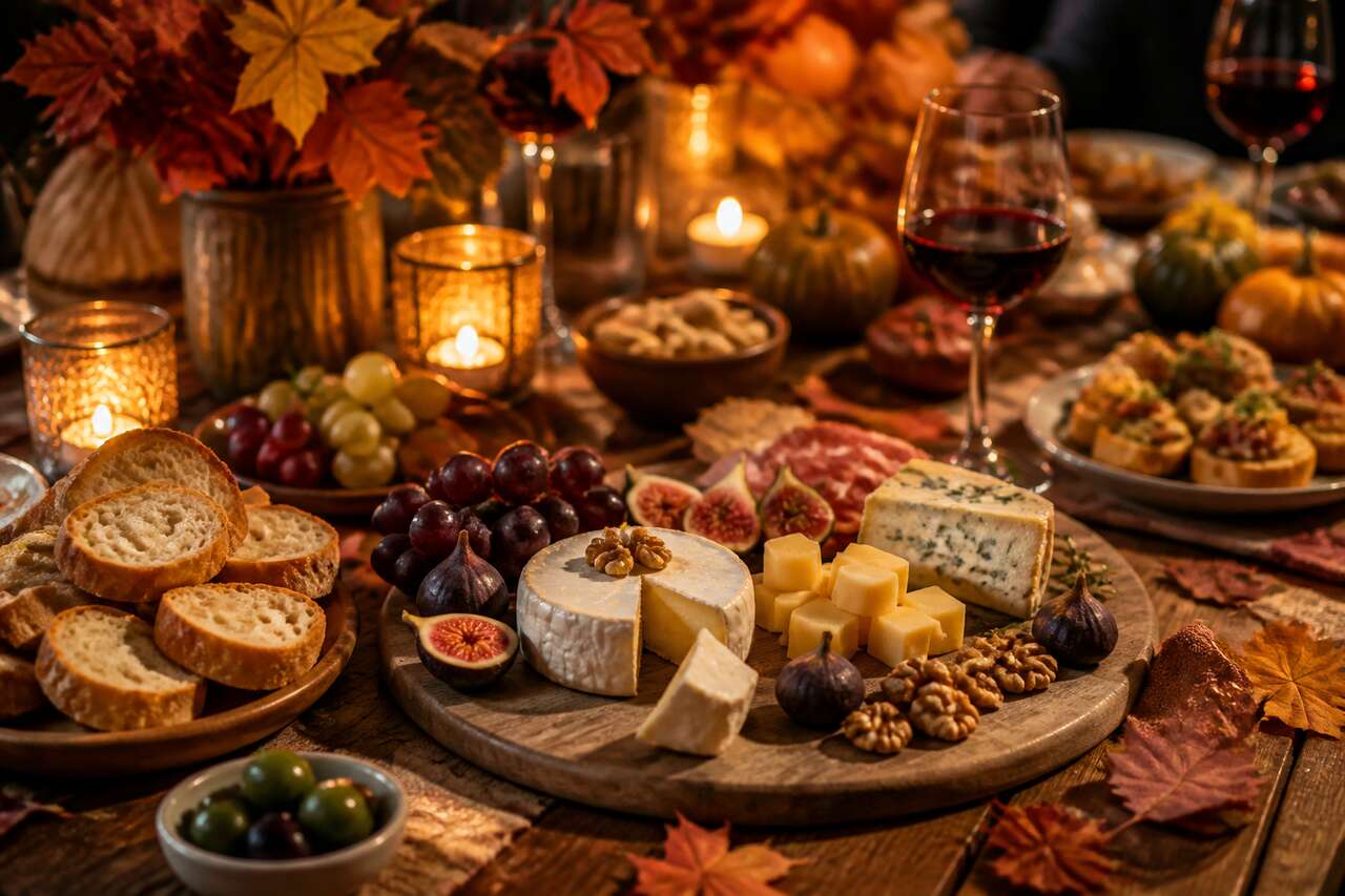 Recettes d'automne : idées gourmandes pour un apéro chaleureux
