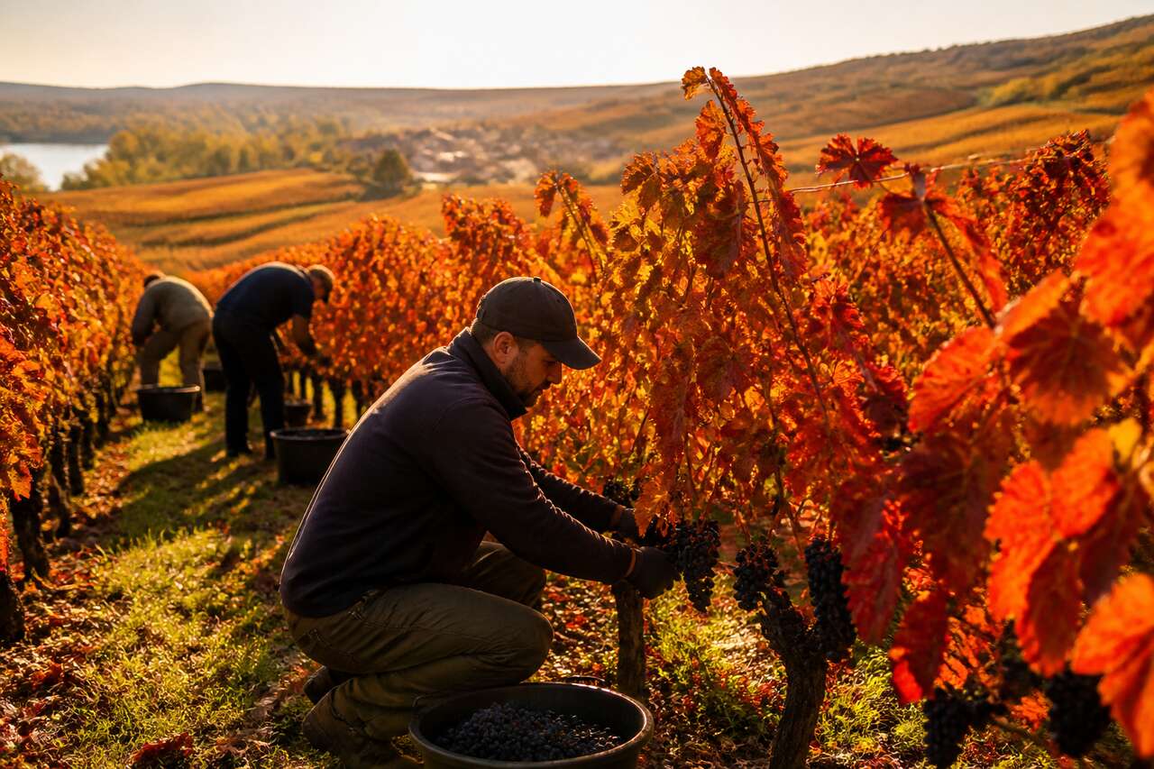 Automne : récolte et vendanges