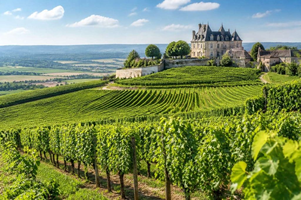 Itinéraires sur la route des vins de bourgogne