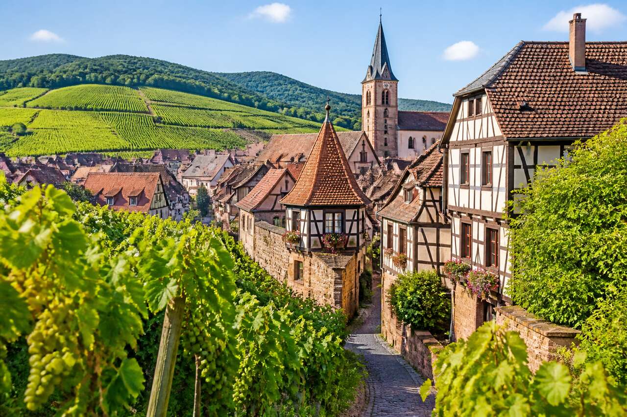 Les plus beaux villages sur la route des vins d'Alsace